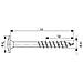 251010803405 - Viti Per Costruzioni In Legno, 8,0 X 340 Mm, 50 Pezzi, T-star Plus, Testa Piatta, Filettatura Parziale, 4tagliare, Wirox A3j, 251010803405 - Foto miniatura 2
