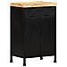 Credenza 50x35x75 Cm In Legno Di Mango Grezzo - Foto miniatura 1