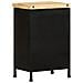 Credenza 50x35x75 Cm In Legno Di Mango Grezzo - Foto miniatura 10