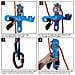 Arrampicata Arresto Descender Rappelling Belay Per Corde 9-12mm I Novizi Per La Certificazione Rescue Arborist Ce - Foto miniatura 3