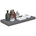 Scaffali A Parete 2 Pz Grigio Lucido 60x23,5x3,8 Cm In Mdf - Foto miniatura 3