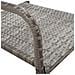 Set da Pranzo Giardino 3 pz Polyrattan e Massello Acacia Grigio - Foto miniatura 5