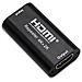 Nano Cavo 10.15.1201 - Ripetitore HDMI v1.4b, 3.4 gbps fino a 4 K x 2 K, Full HD 3d, 1080py 1080i, Connettori Oro, amplifica fino a 40 metri, a / H-a / H, femmina-femmina, colore: nero - Foto miniatura 1