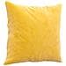 Cuscini Decorativi 2 Pz Giallo 40x40 Cm In Velluto - Foto miniatura 3