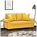 Cuscini Decorativi 2 Pz Giallo 40x40 Cm In Velluto - Foto miniatura 1