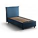 Letto Matrimoniale Azue, Letto Contenitore Con Rivestimento In Tessuto, 100% Made In Italy, Apertura Frontale, Adatto Per Materasso Cm 140x190, Blu - Foto miniatura 2