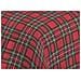 Completo Lenzuola Letto Camera In 100% Cotone Made Italy Vari Disegni Rp 1 Piazza Kilt Rosso - Foto miniatura 2