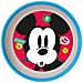 Disney Ciotola Azzurra E Bianca Per Bambini In Plastica Mickey Mouse Topolino Con Base Antiscivolo - Foto miniatura 1