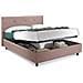 Letto Matrimoniale, Modello Saint Tropez, E Uno Tra I Modelli Piu Apprezzati Per Il Suo Rapporto Prezzo Qualita, Rete A Doghe 160x190 Cm, Compreso Box Contenitore, Rivestimento Giroletto Sfoderabile, Made In Italy - Foto miniatura 3