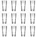 Bicchieri Long Drink, Bicchiere Di Cristallo 6 Set - Grande Sunray, 295 Ml - Foto miniatura 2