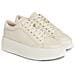 Flatform Lace Up Leisure Sneakers Pelle Scarpe Donna Beige Eu 41, Hw0hw01892 0f8 - Foto miniatura 1