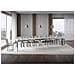 Tavolo allungabile 90x180/440 cm Plaker cashmere gambe bianche - Foto miniatura 4