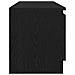 Mobile Porta TV Rovere Nero 102x30x36 cm in Legno Multistrato - Foto miniatura 8