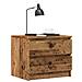 Comodini 2 Pz Legno Antico 50x40x43.5 Cm In Legno Multistrato - Foto miniatura 1