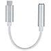 Adattatore Audio Usb-c Maschio A Jack 3,5 Mm Femmina, Argento - Foto miniatura 2