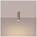 Lampada Da Soffitto Karbon 20 Taupe Sl. 1771 - Minimalist Lampada A Soffitto Talpa 20x6.5x6.5 Cm - Foto miniatura 4