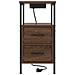 Armadio da Notte con cassetto Rovere marrone 30 x 48 x 61 cm - Foto miniatura 6
