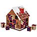 Calendario Avvento Di Natale Casetta In Legno 24 Cassetti Decorazioni Natalizie - Foto miniatura 3
