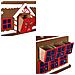 Calendario Avvento Di Natale Casetta In Legno 24 Cassetti Decorazioni Natalizie - Foto miniatura 5