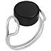 Anello In Argento Sterling ""fix Onix2"" Cristallo Nero - Foto miniatura 1