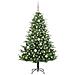 Albero di Natale artificiale preilluminato con set di palline - Foto miniatura 2