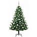 Albero di Natale artificiale preilluminato con set di palline - Foto miniatura 3