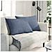 Cuscini da Divano 2 pcs Blu 70 x 50 cm Tessuto in Cords - Foto miniatura 2