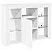 Mobile TV LED Angolare Bianco 100x40x68cm Legno multistrato - Foto miniatura 7