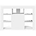 Mobile TV LED Angolare Bianco 100x40x68cm Legno multistrato - Foto miniatura 8