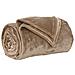 Coperte da Pile 6 pcs Cammello 220 x 240 cm Panno - Foto miniatura 4