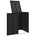 Cassa per Spazzatura Nero 65 x 80 x 115 cm Polietilene - Foto miniatura 4