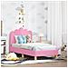 Struttura letto per bambini con testata Rosa 70 x 140 cm - Foto miniatura 2