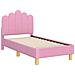 Struttura letto per bambini con testata Rosa 70 x 140 cm - Foto miniatura 4