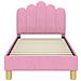 Struttura letto per bambini con testata Rosa 70 x 140 cm - Foto miniatura 5