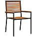 Set da Pranzo per Giardino 7 pcs Nero e Marrone polyrattan - Foto miniatura 5