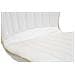 Set 2 Sedie Paris Space In Velluto Crema Con Gambe Dorate Cm 46x58x77 - Foto miniatura 7