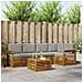 Set divani con cuscino 6 pcs Grigio Naturale e Chiaro - Foto miniatura 2