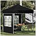 Tenda per feste a pop-up 195 x 195 x 245 cm Antracite - Foto miniatura 2