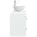 Set di mobili per il bagno 2 pcs Bianco Legno ingegnerizzato - Foto miniatura 3