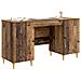 Scrivania Legno antico 142,5 x 50 x 75 cm Legno ingegnerizzato - Foto miniatura 2
