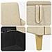 Divano con Storage Crema 72 x 78 x 87 cm Poliestere - Foto miniatura 7