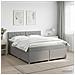 Letto box spring con materasso Grigio Chiaro 140 x 190 cm - Foto miniatura 4