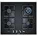 Piano Cottura PPH6A6B20 Serie 6 a Gas 4 Fuochi Gas Colore Nero - Foto miniatura 5