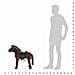 Cavallo in Peluche in Piedi Marrone Scuro XXL - Foto miniatura 4
