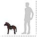 Cavallo in Peluche in Piedi Marrone Scuro XXL - Foto miniatura 4