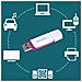 FM64FD75B / 10 SNOW Edition Memoria USB portatile - Foto miniatura 3