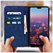 Custodia Huawei P20 Pro Portacarte Funzione Supporto Blu - Foto miniatura 5