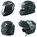 Casco Modulare Apribile Moto Touring Sport Visiera Parasole Nero Opaco Xl - Foto miniatura 1