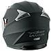 Casco Modulare Apribile Moto Touring Sport Visiera Parasole Nero Opaco Xl - Foto miniatura 3