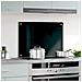 Paraschizzi Per Cucina Nero 70x50 Cm In Vetro Temperato - Foto miniatura 3